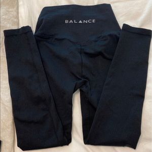 Balance Athletica (Now Vitality) Linear Ribbed Leggings